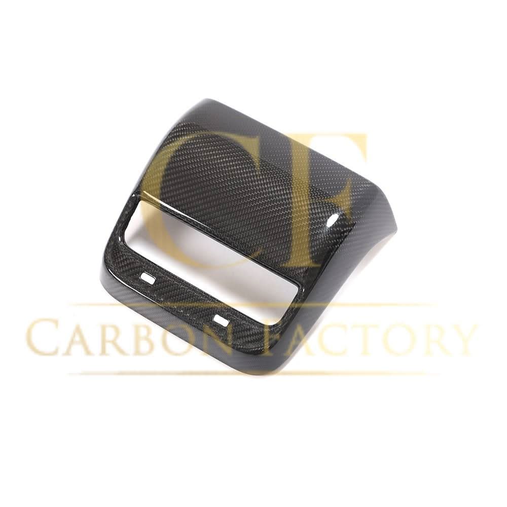 Carbon Fibre Rear Air Conditioning Trim Covers for Tesla Model 3 16-20 - Carbon Factory