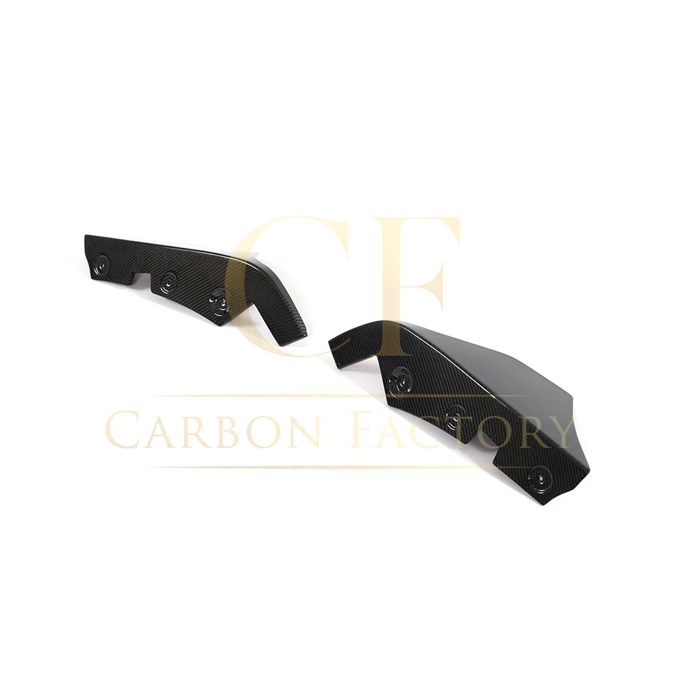 Carbon Fibre Rear Bumper Extensions for Toyota Supra A90 20-Present-Carbon Factory