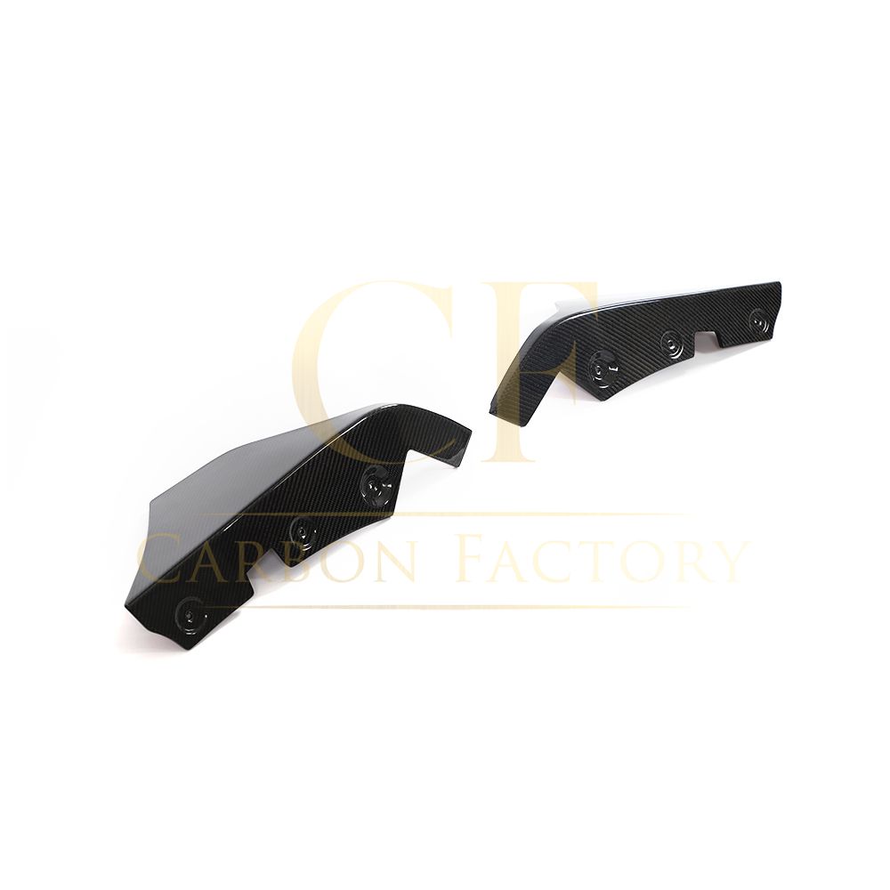 Carbon Fibre Rear Bumper Extensions for Toyota Supra A90 20-Present-Carbon Factory