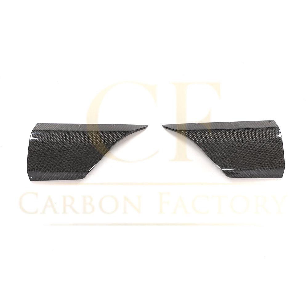 Carbon Fibre Rear Bumper Trims for Audi 8V RS3 Saloon 17-20-Carbon Factory