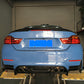 Carbon Fibre Rear Bumper Trims for BMW F80 M3 F82 F83 M4 14-20-Carbon Factory