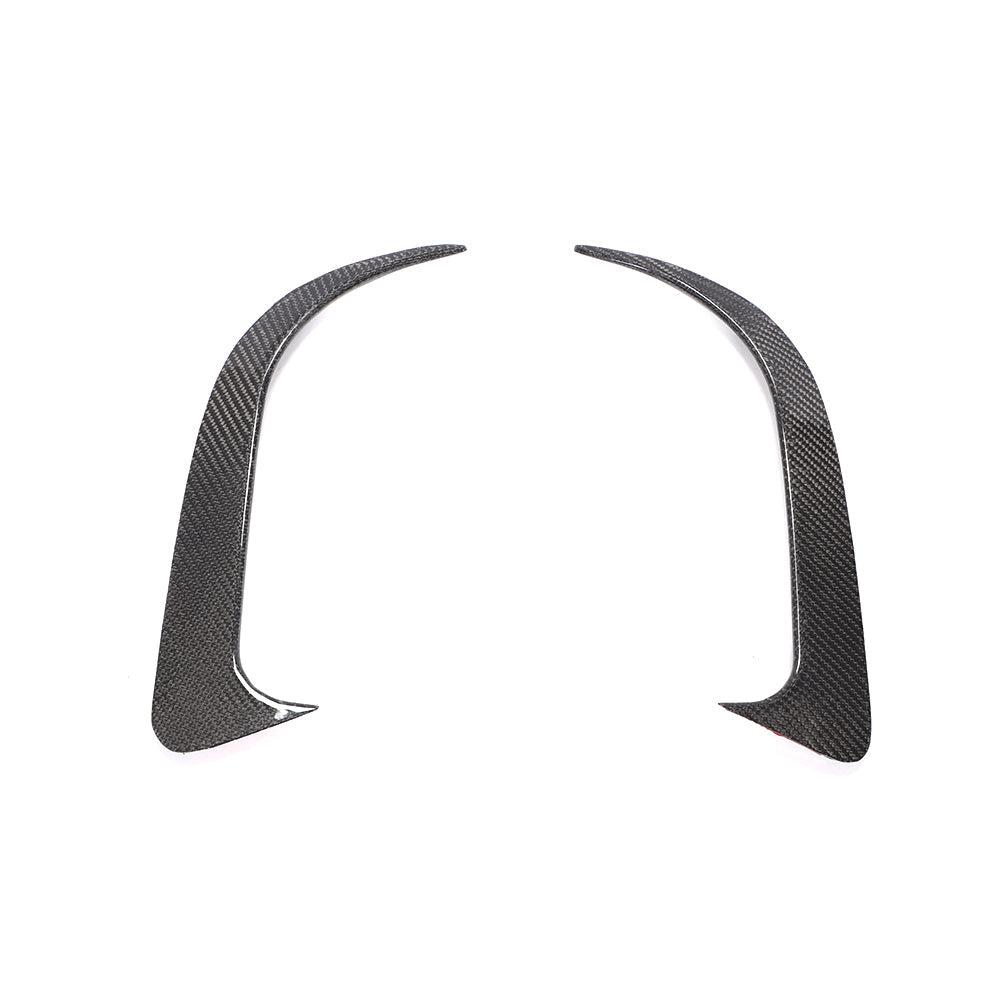 Carbon Fibre Rear Bumper Trims for Mercedes Benz W117 CLA 13-19-Carbon Factory