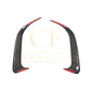Carbon Fibre Rear Bumper Trims for Mercedes Benz W117 CLA 13-19-Carbon Factory