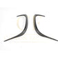 Carbon Fibre Rear Bumper Trims for Mercedes Benz W292 GLE Coupe 16-19-Carbon Factory