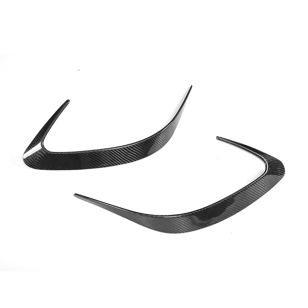 Carbon Fibre Rear Bumper Trims for Mercedes Benz W292 GLE Coupe 16-19-Carbon Factory