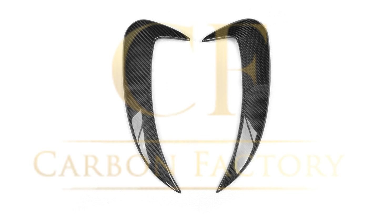 Carbon Fibre Rear Bumper Trims for Mercedes W205 C Class 4 Door Saloon 15-18-Carbon Factory