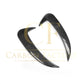 Carbon Fibre Rear Bumper Trims for Mercedes W205 C Class 4 Door Saloon 15-18-Carbon Factory