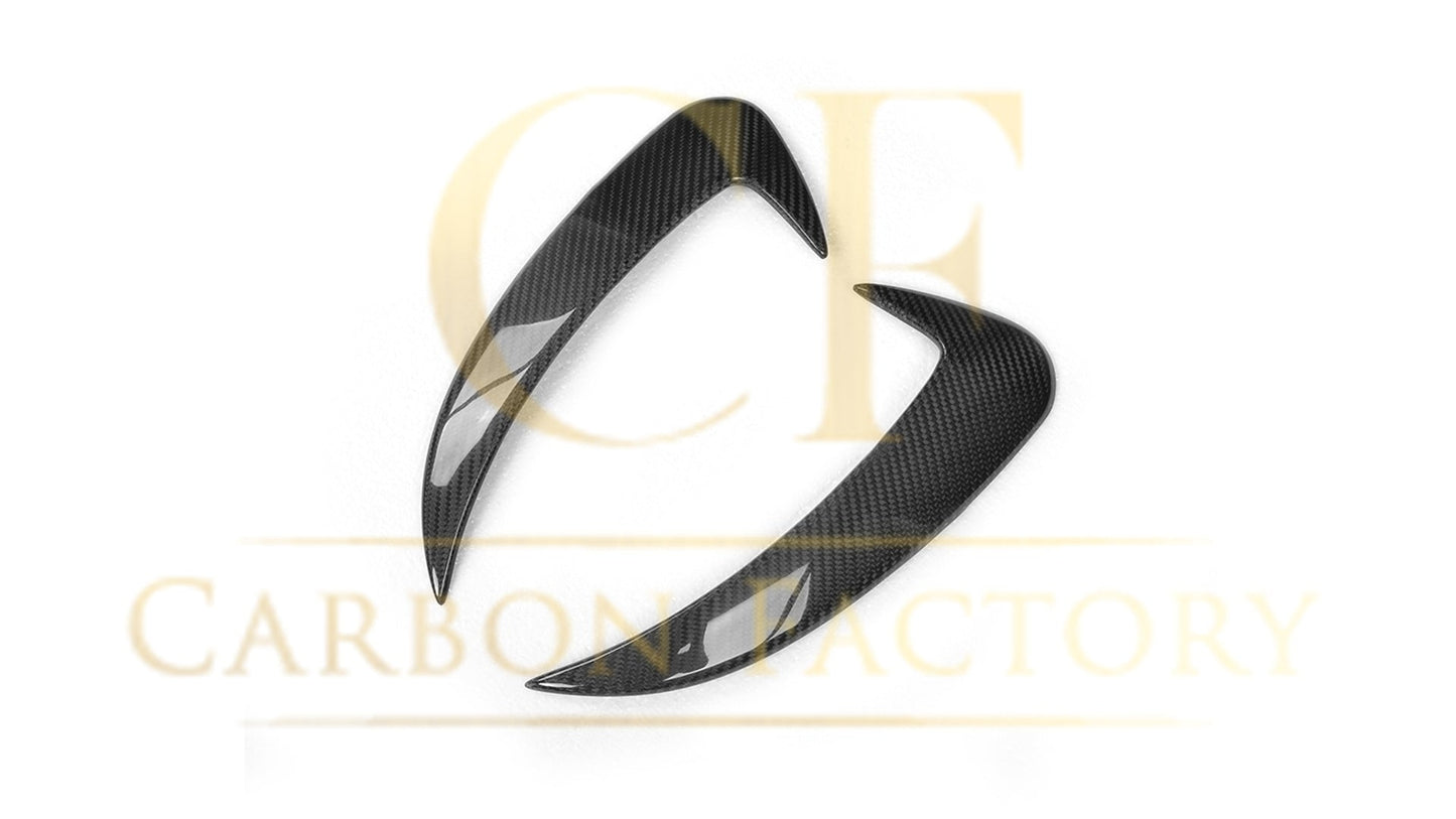 Carbon Fibre Rear Bumper Trims for Mercedes W205 C Class 4 Door Saloon 15-18-Carbon Factory