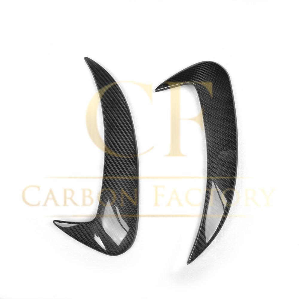 Carbon Fibre Rear Bumper Trims for Mercedes W205 C Class 4 Door Saloon 15-18-Carbon Factory