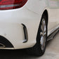 Carbon Fibre Rear Bumper Trims for Mercedes W205 C Class 4 Door Saloon 15-18-Carbon Factory