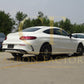 Carbon Fibre Rear Bumper Trims for Mercedes W205 C43 2 Door Coupe 15-18-Carbon Factory