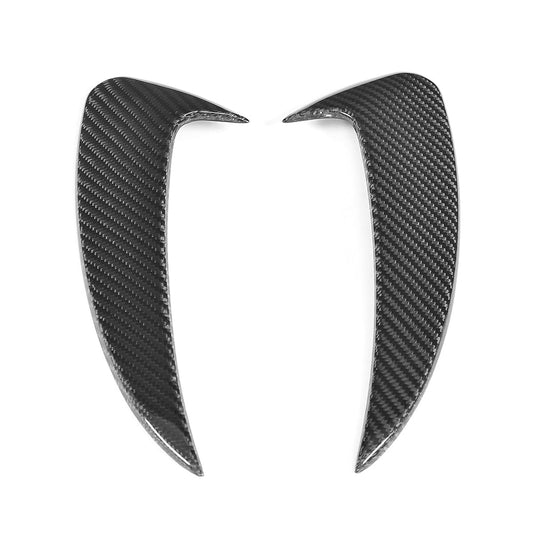 Carbon Fibre Rear Bumper Trims for Mercedes W205 C43 2 Door Coupe 15-18-Carbon Factory