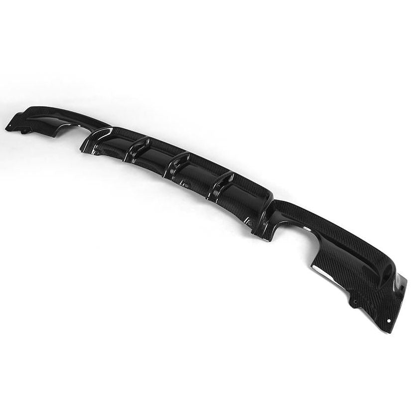 Carbon Fibre Rear Diffuser Dual Exhaust for BMW F30 F31 3 Series 12-19-Carbon Factory