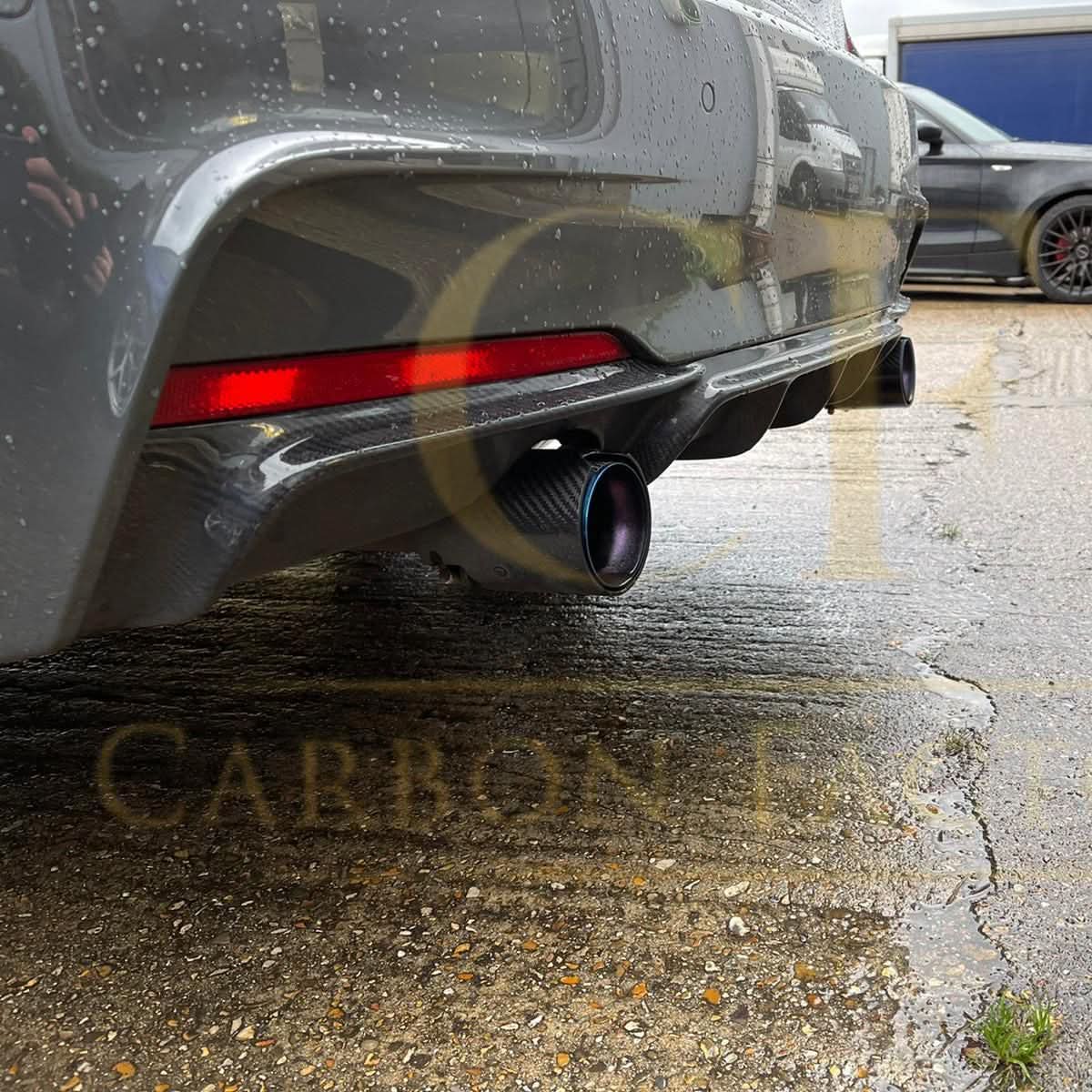 Carbon Fibre Rear Diffuser Dual Exhaust for BMW F30 F31 3 Series 12-19 - Carbon Factory