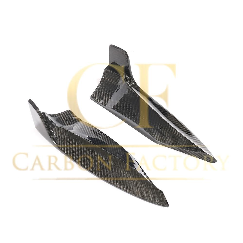 Carbon Fibre Rear Diffuser Extensions for Tesla Model S 70D 16-17-Carbon Factory