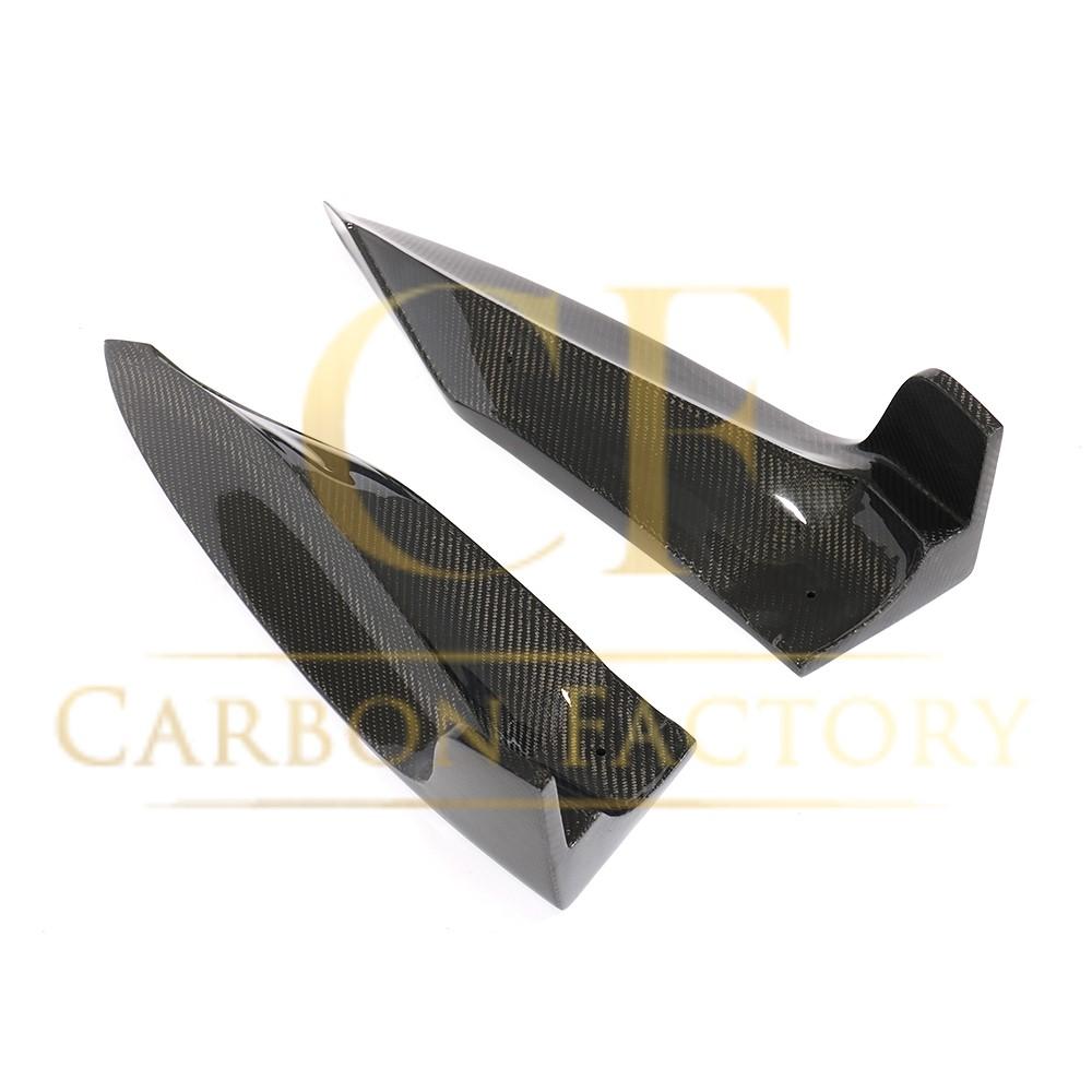 Carbon Fibre Rear Diffuser Extensions for Tesla Model S 70D 16-17-Carbon Factory