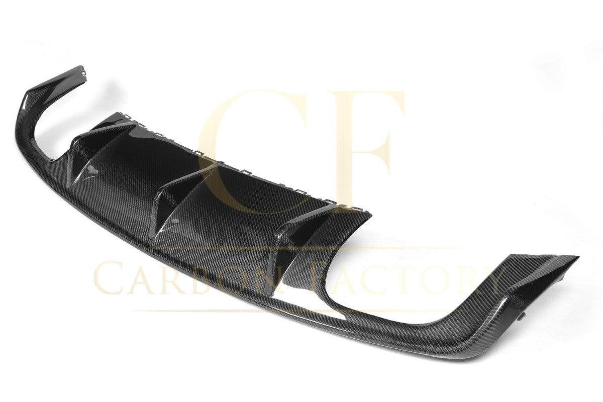 Carbon Fibre Rear Diffuser (Quad Exhaust) for Audi A3 S Line S3 Saloon 13-15-Carbon Factory