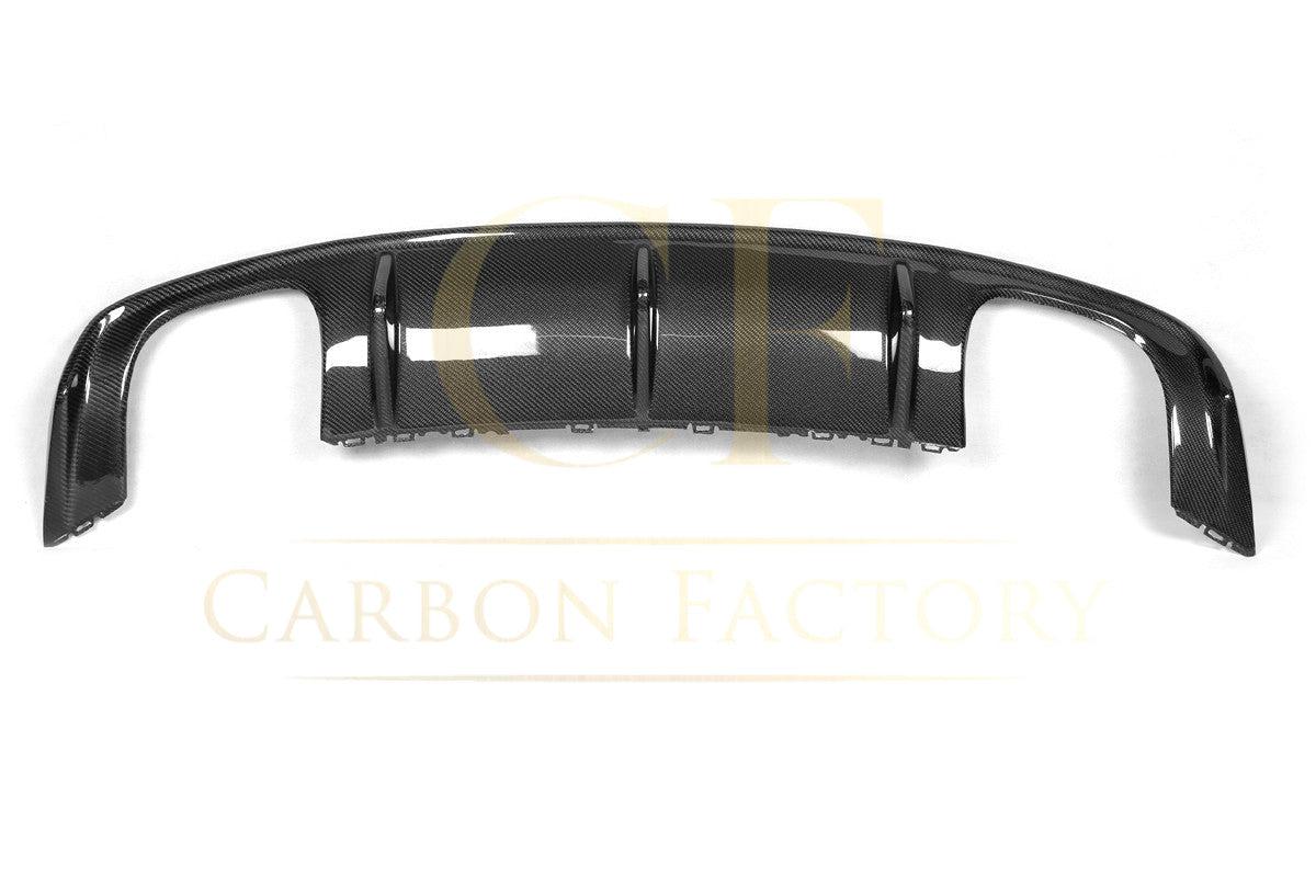 Carbon Fibre Rear Diffuser (Quad Exhaust) for Audi A3 S Line S3 Saloon 13-15-Carbon Factory