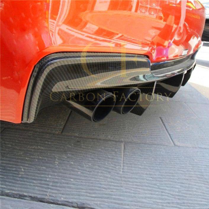 Carbon Fibre Rear Diffuser Quad Exhaust for BMW E82 E88 1M 11-14-Carbon Factory