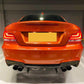 Carbon Fibre Rear Diffuser Quad Exhaust for BMW E82 E88 1M 11-14-Carbon Factory