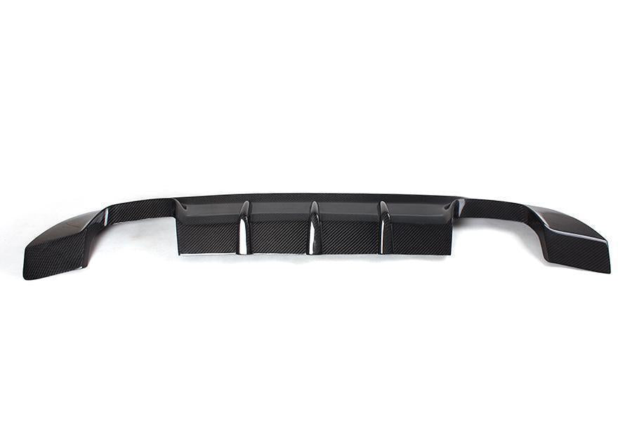 Carbon Fibre Rear Diffuser Quad Exhaust for BMW E92 E93 3 Series 07-13-Carbon Factory