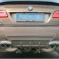 Carbon Fibre Rear Diffuser Quad Exhaust for BMW E92 E93 3 Series 07-13-Carbon Factory