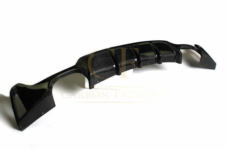 Carbon Fibre Rear Diffuser Quad Exhaust for BMW F32 F33 F36 4 Series 14-20-Carbon Factory