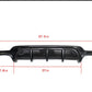 Carbon Fibre Rear Diffuser Quad Exhaust for BMW F32 F33 F36 4 Series 14-20-Carbon Factory