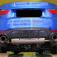 Carbon Fibre Rear Diffuser Quad Exhaust for BMW F32 F33 F36 4 Series 14-20-Carbon Factory