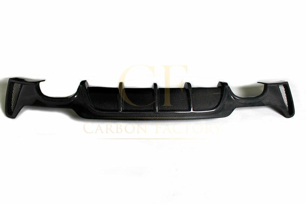 Carbon Fibre Rear Diffuser Quad Exhaust for BMW F32 F33 F36 4 Series 14-20-Carbon Factory