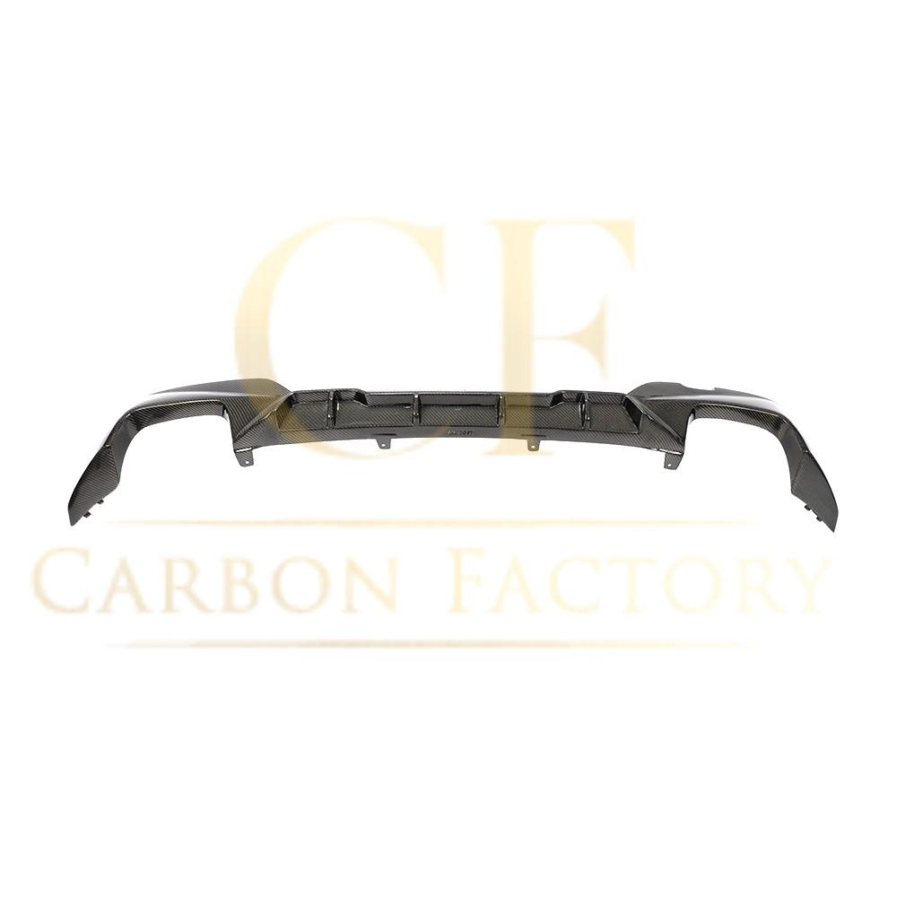 Carbon Fibre Rear Diffuser Quad Exhaust for BMW G20 G21 3 Series M Sport 19-22-Carbon Factory