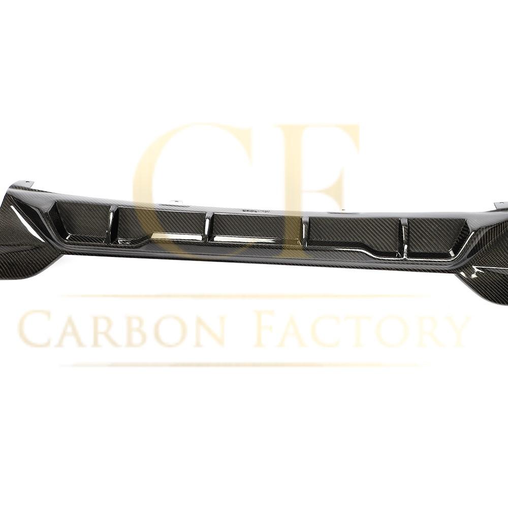 Carbon Fibre Rear Diffuser Quad Exhaust for BMW G20 G21 3 Series M Sport 19-22-Carbon Factory