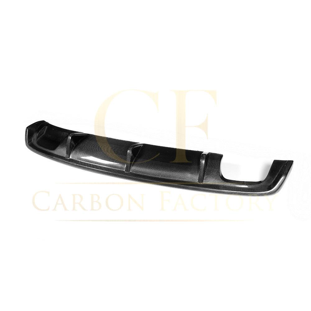 Carbon Fibre Rear Diffuser (Twin Exhaust) for Audi A3 Saloon Non S Line 13-15-Carbon Factory