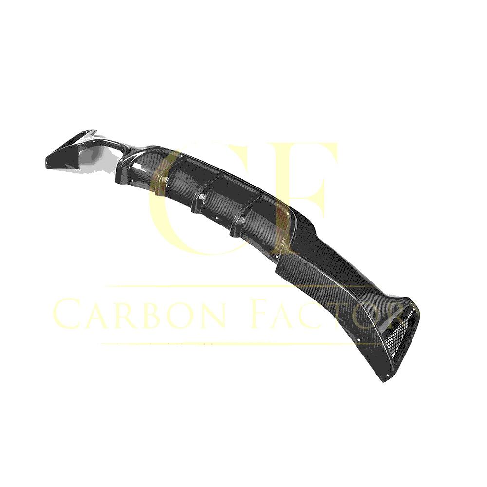 Carbon Fibre Rear Diffuser Twin Exhaust for BMW F32 F33 F36 4 Series 14-20 - Carbon Factory