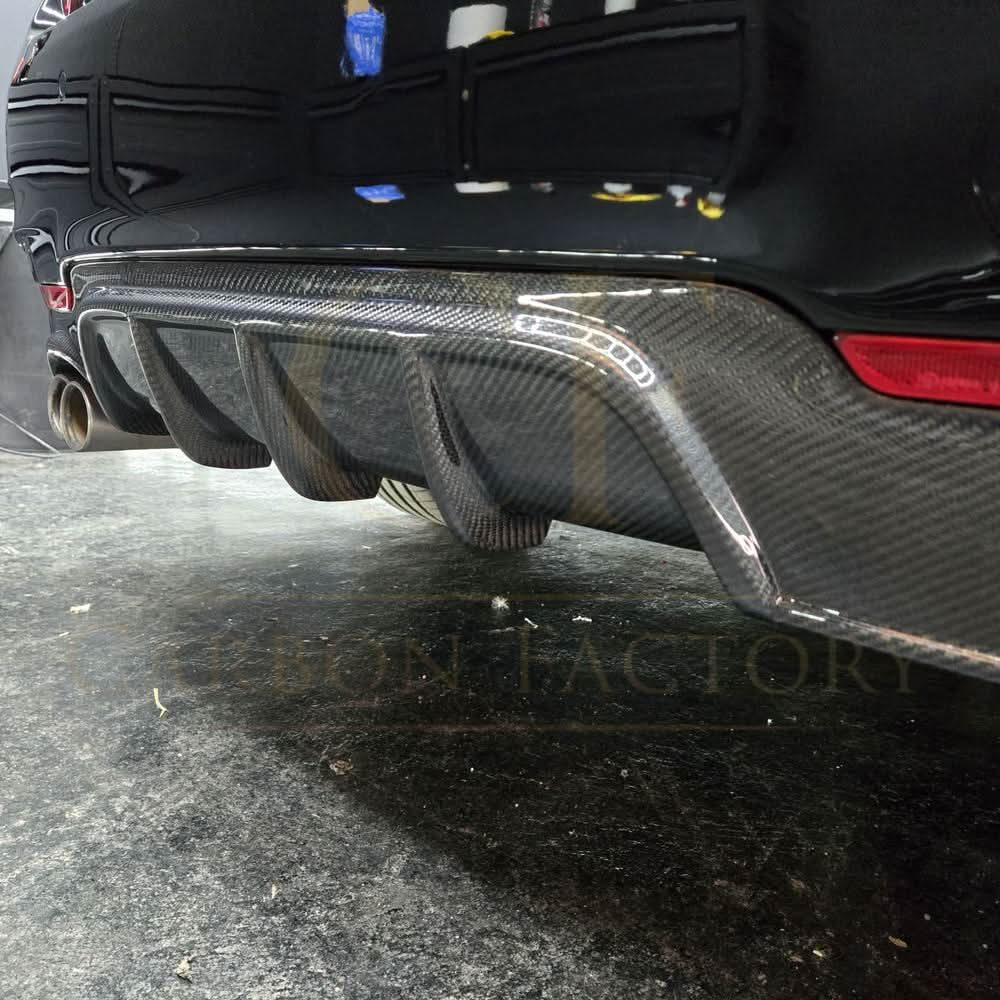 Carbon Fibre Rear Diffuser Twin Exhaust for BMW F32 F33 F36 4 Series 14-20 - Carbon Factory