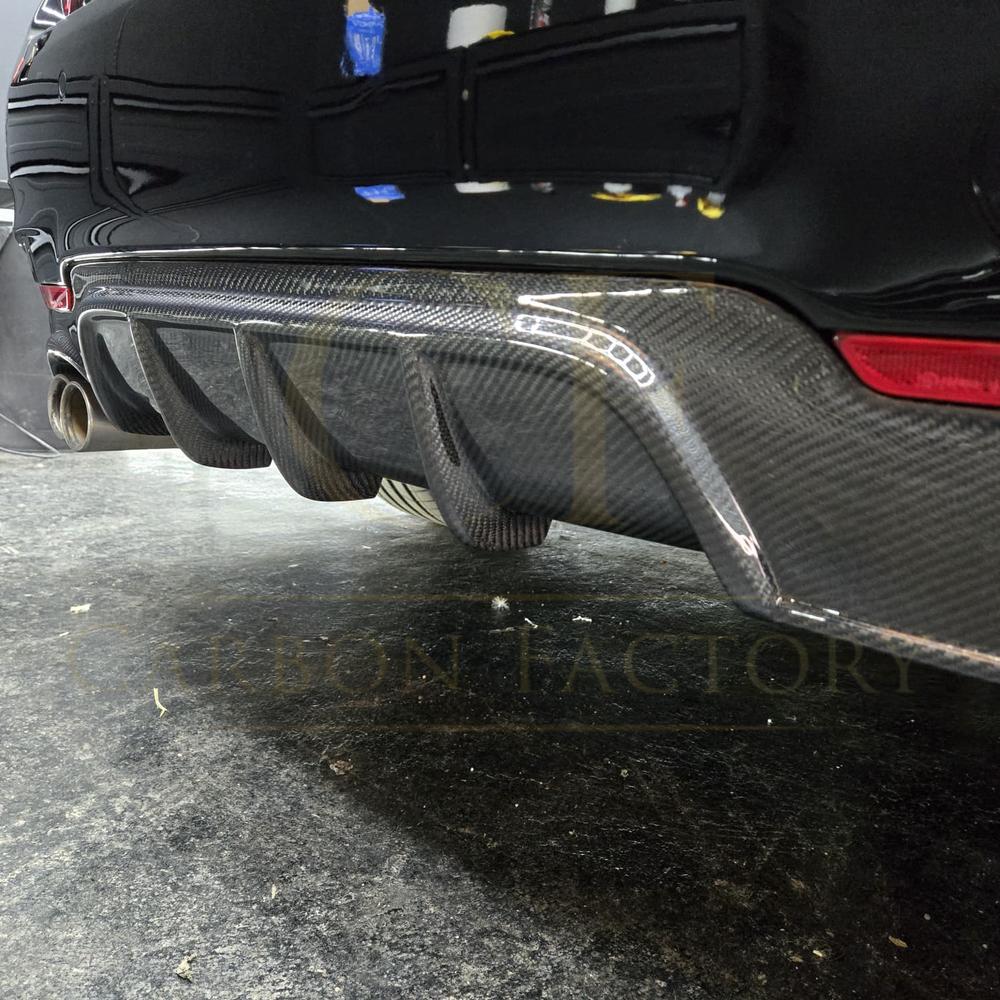 Carbon Fibre Rear Diffuser Twin Exhaust for BMW F32 F33 F36 4 Series 14-20 - Carbon Factory