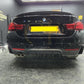 Carbon Fibre Rear Diffuser Twin Exhaust for BMW F32 F33 F36 4 Series 14-20 - Carbon Factory