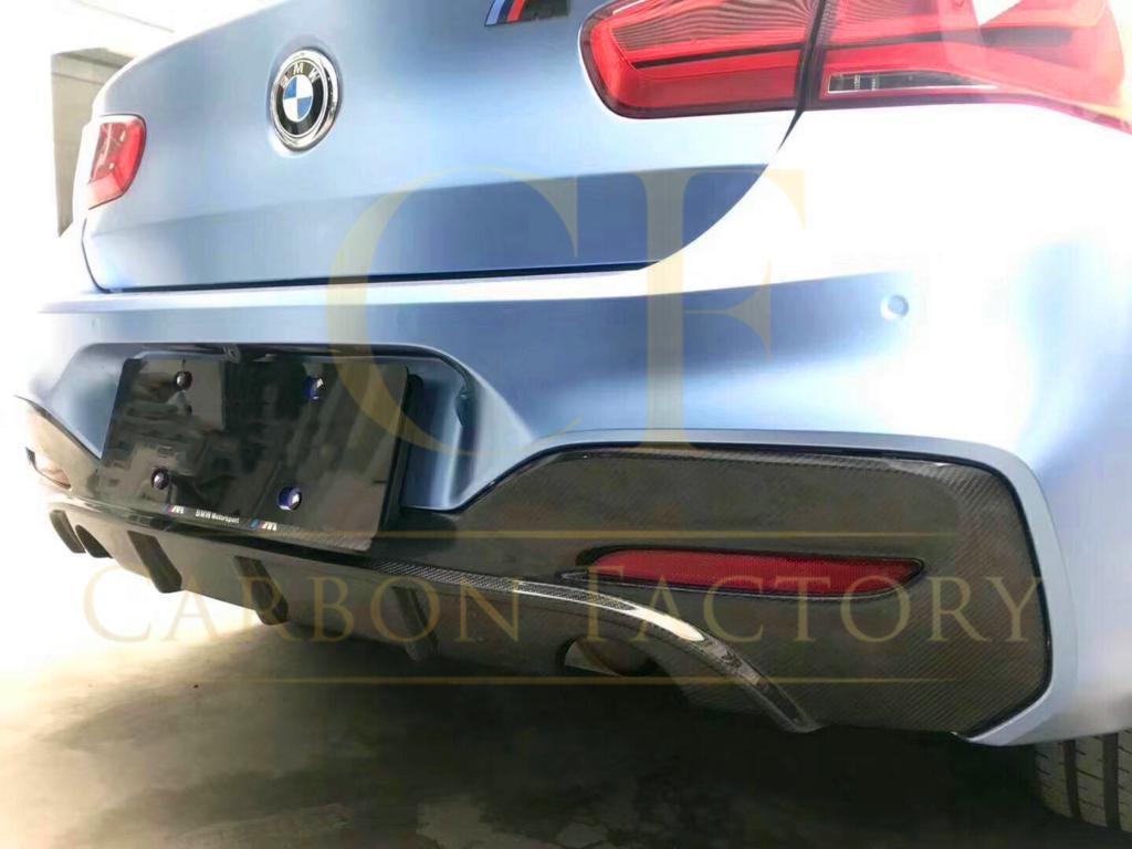 Carbon Fibre Rear Diffuser for BMW F20 1 Series M Sport 16-18-Carbon Factory