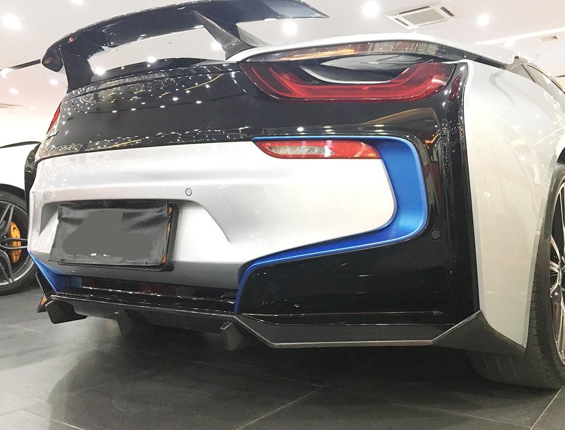 Carbon Fibre Rear Diffuser for BMW i8 14-18-Carbon Factory