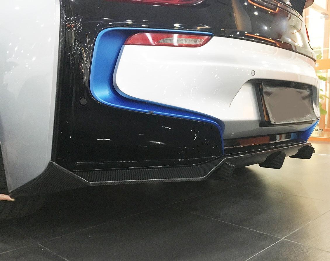 Carbon Fibre Rear Diffuser for BMW i8 14-18-Carbon Factory