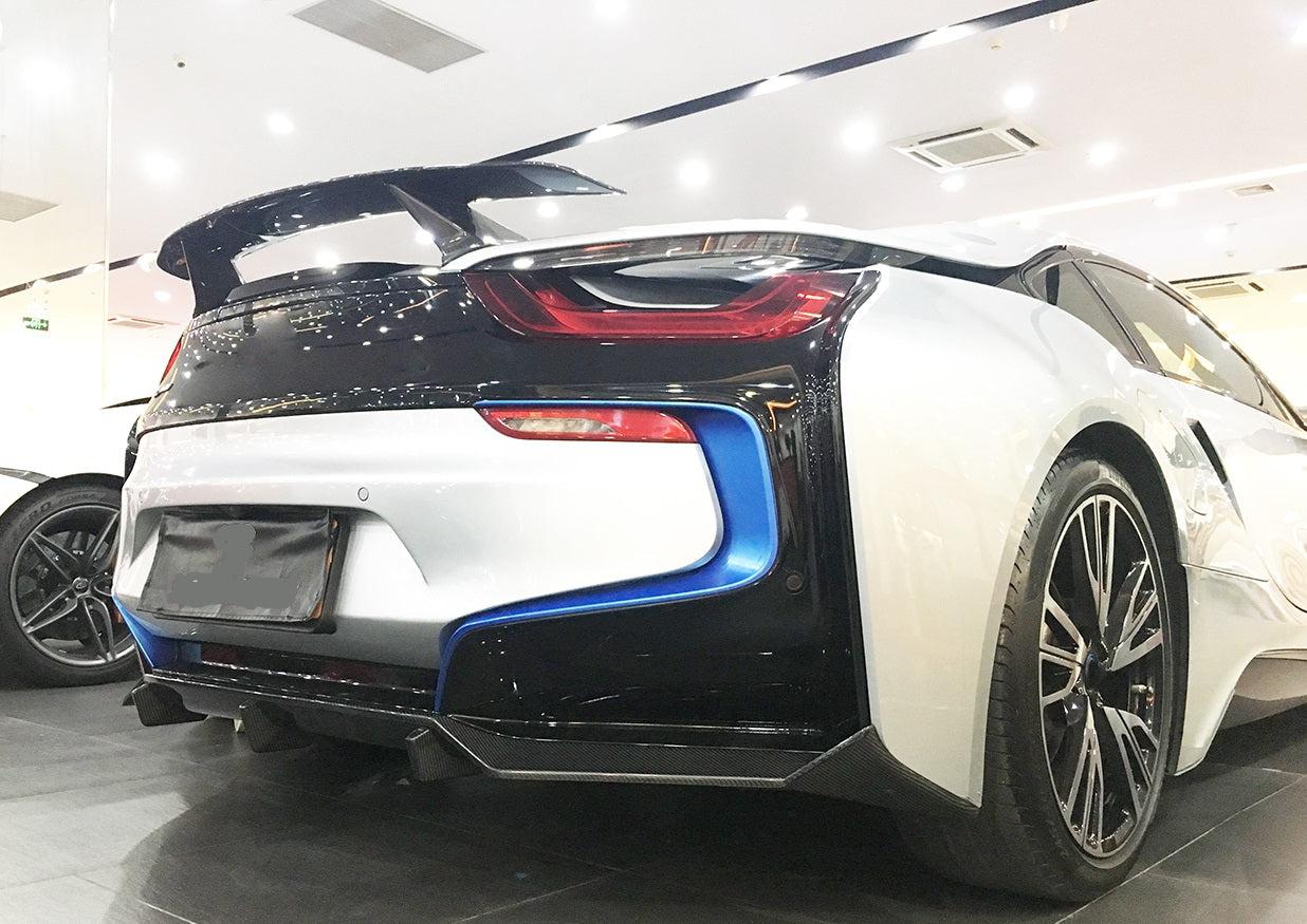 Carbon Fibre Rear Diffuser for BMW i8 14-18-Carbon Factory