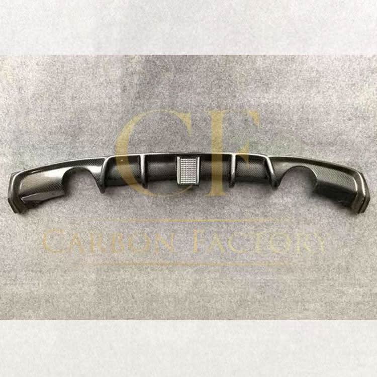 Carbon Fibre Rear Diffuser with LED Light Dual Exhaust for BMW F30 F31 3 Series 12-19 - Carbon Factory