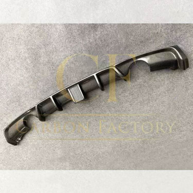 Carbon Fibre Rear Diffuser with LED Light Dual Exhaust for BMW F30 F31 3 Series 12-19 - Carbon Factory