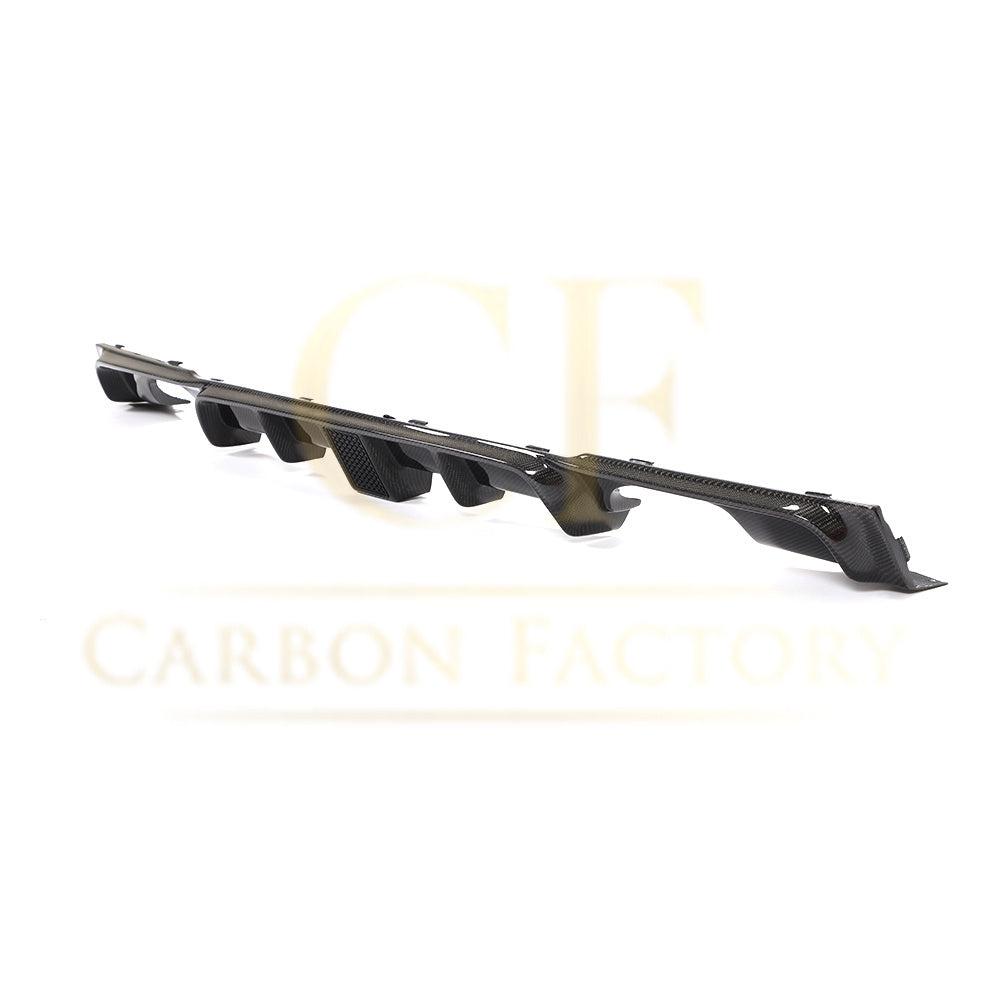 Carbon Fibre Rear Diffuser with LED Light Quad Exhaust for BMW F30 F31 3 Series 12-19-Carbon Factory