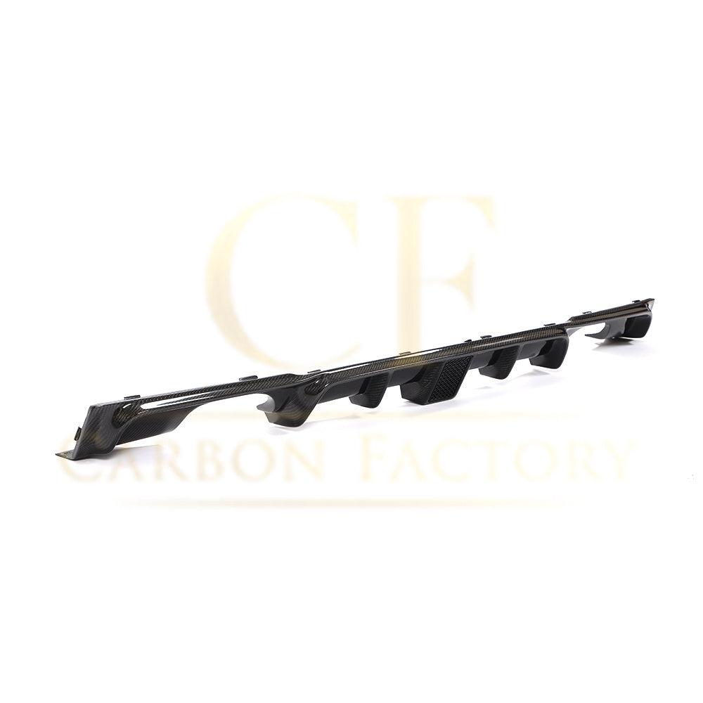 Carbon Fibre Rear Diffuser with LED Light Quad Exhaust for BMW F30 F31 3 Series 12-19-Carbon Factory