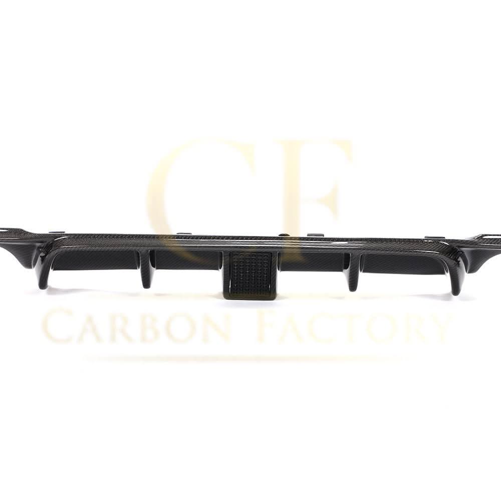 Carbon Fibre Rear Diffuser with LED Light Quad Exhaust for BMW F30 F31 3 Series 12-19 - Carbon Factory
