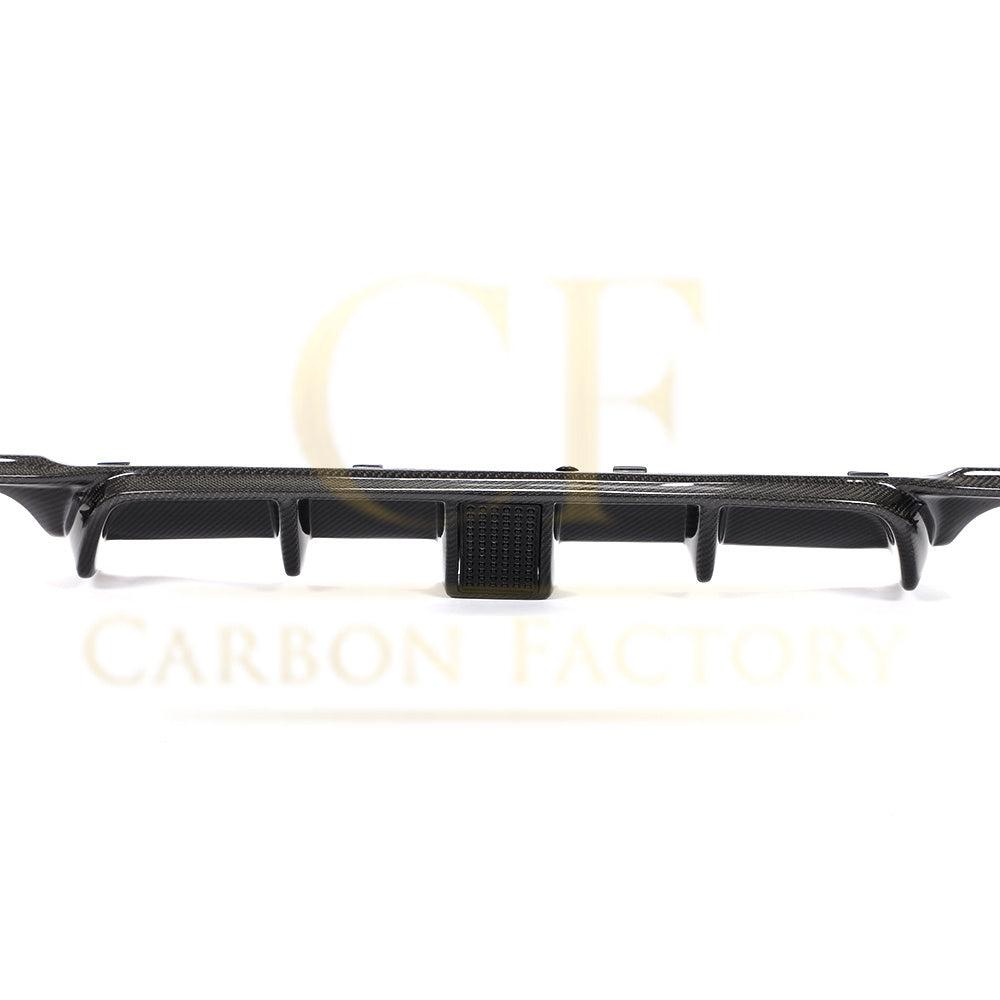 Carbon Fibre Rear Diffuser with LED Light Quad Exhaust for BMW F30 F31 3 Series 12-19-Carbon Factory