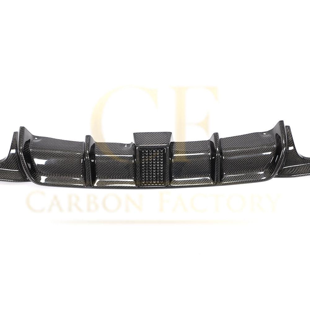 Carbon Fibre Rear Diffuser with LED Light Quad Exhaust for BMW F30 F31 3 Series 12-19-Carbon Factory