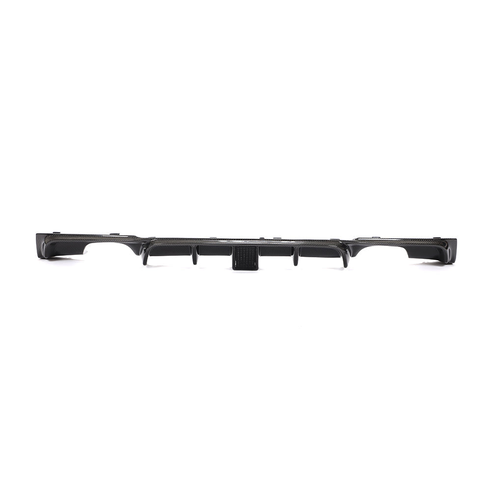 Carbon Fibre Rear Diffuser with LED Light Quad Exhaust for BMW F30 F31 3 Series 12-19-Carbon Factory