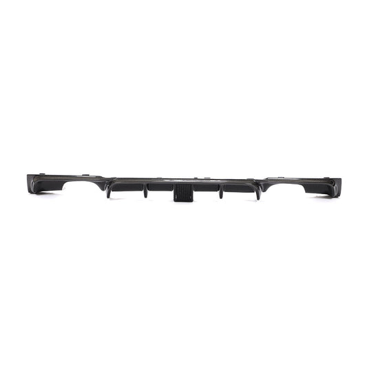 Carbon Fibre Rear Diffuser with LED Light Quad Exhaust for BMW F30 F31 3 Series 12-19-Carbon Factory